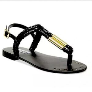 Steve Madden Rope sandals with Gold accent